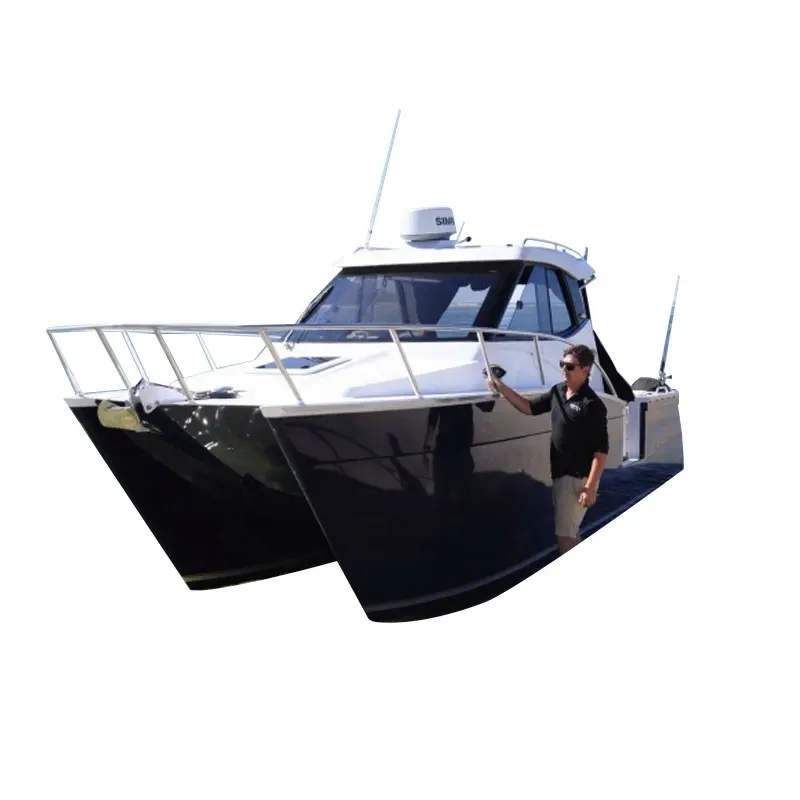 De Meest Comfortabele Zeilboot Aluminium Catamaran Boot Twin Romp Boot