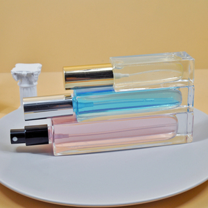 10ml 15ml 30ml 50ml 100ml bottiglie di profumo rettangolari di vetro riutilizzabili vuote per il contenitore cosmetico di fragranza liquida - Product Image 3