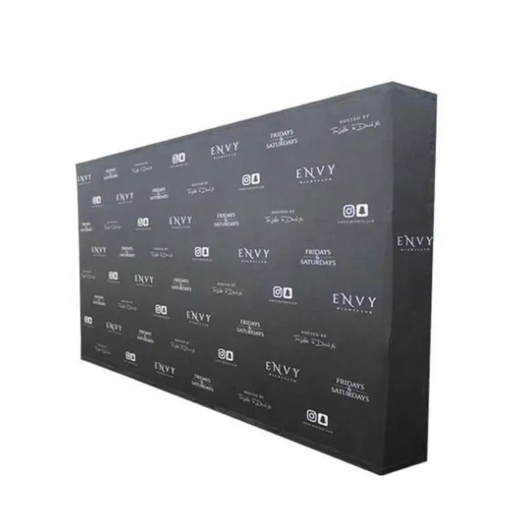 Stand de présentation Portable en tissu aluminium, prix de fabrication d'usine, exposition Standard