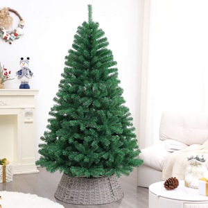 Tığ Pop tasarımı ile 1.8m 6Feet yapay noel ağacı şenlikli süslemeler için kolay kurulum su geçirmez şubeler - Product Image 2