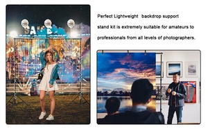 Nhiếp ảnh nền đứng hình ảnh video Studio trở lại thả hỗ trợ đứng có thể điều chỉnh Backdrop đứng - Product Image 2