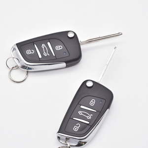 Universal feste code rolling code 4 taste keyless entry remote key shell auto alarm schlüssel anhänger - Product Image 4