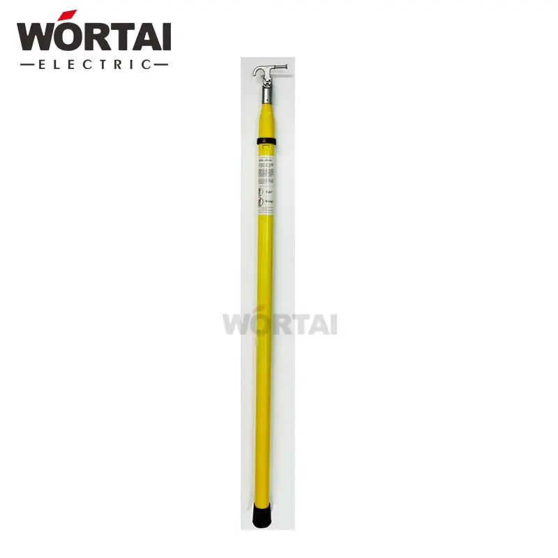 Triangle Hot Stick Telescopic for Cutout Fuse Surge Arrester Hv Telescopic Insulation Operating Rod