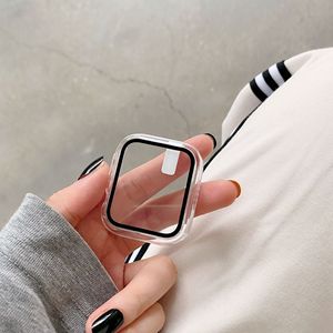 Apple izle temperli cam ekran koruyucu 41 45mm cam PC koruyucu kılıf için Iwatch 7 ekran filmi - Product Image 3