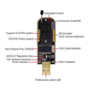 Tuhao Jin CH341B programador <span class=keywords><strong>USB</strong></span> placa base enrutamiento LCD BIOS/FLASH/24/25 quemador - Product Image 5