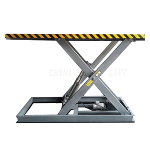 Pequeño elevador de mesa, elevador de tijera hidráulico fijo, elevador de carga eléctrico, plataforma de carga y descarga