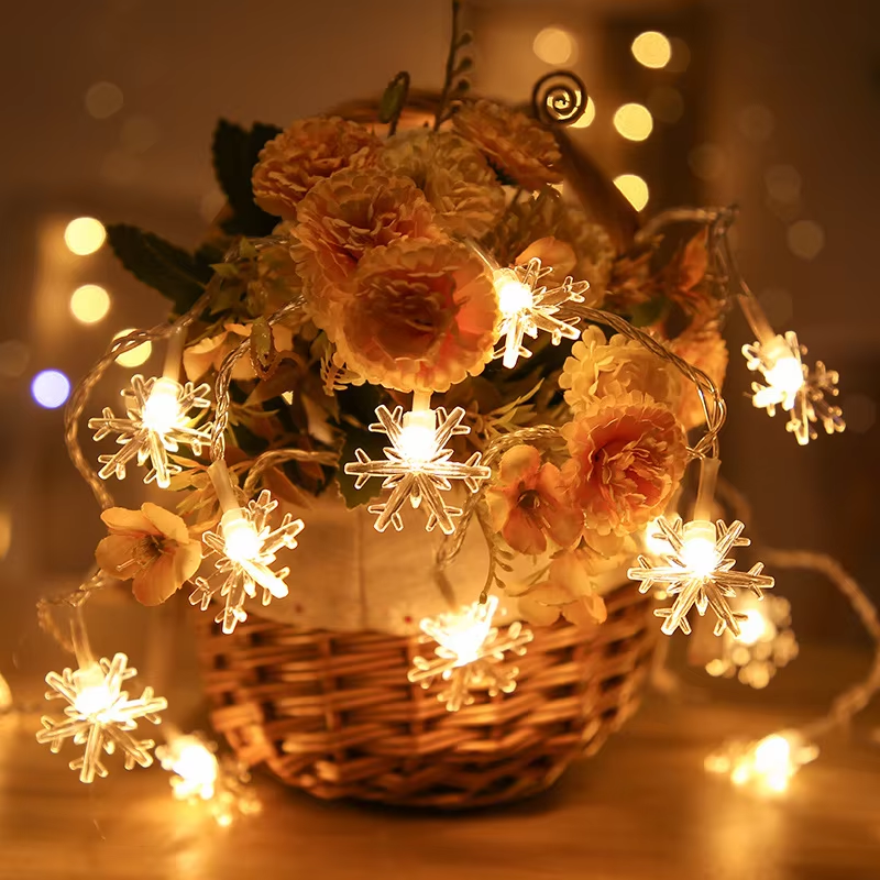 Flocon de neige blanc chaud