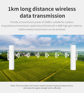 <strong>Free</strong> Logo COMFAST 1km Wireless Distance Wireless Bridge 2.4g Point to Point Network Outdoor Antenna CPE WiFi Bridge CF-E112N <strong>V2</strong> - Product Image 3