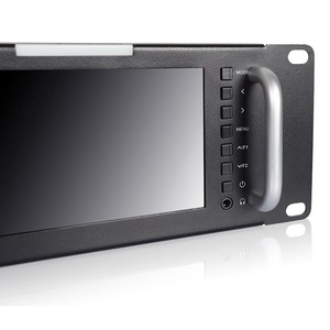 T51 Triple 2RU 800x480 Broadcast LCD Rack Mount <strong>Monitor</strong> Triple Screens for Dslr With 3G-SDI HDM AV <strong>Input</strong> and <strong>Output</strong> - Product Image 5