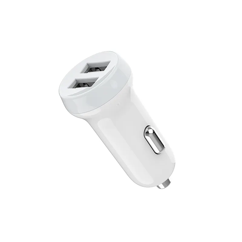 10 Safety Protections 15.5W 5V 2.4A Mobile Phone Dual Port Quick Charging Input DC 12V 24V Universal Portable USB Car Charger
