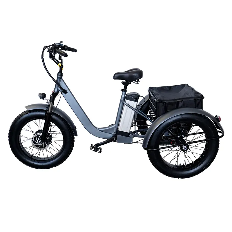 factory price high speed trike fat tire motorcycle bike adults 500w electric tricycles three wheel for sale