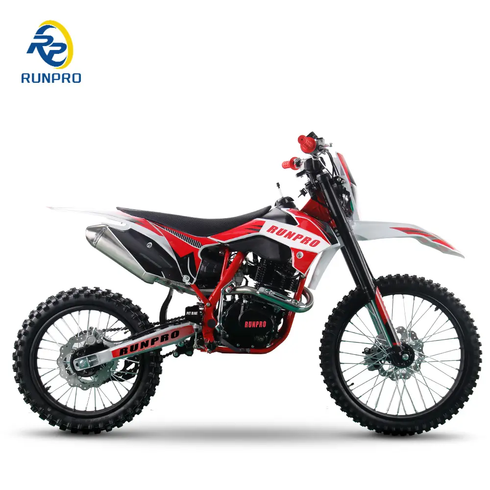 RUNPRO 4 tempos 250cc bicicleta da sujeira a gás para motocicleta adulta 250cc com pneu CE 21''18''