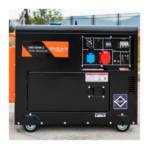 8kw 10kw 10kva Open diesel Generators <strong>3</strong> <strong>Phase</strong> 8kva Standby Generator with Change Over Switch <strong>120</strong>/240 50 hz Generator 750rpm - Product Image 1