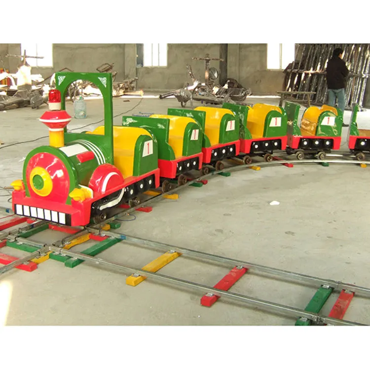 Treno elettrico per bambini strada treno ferrovia giostre per la vendita