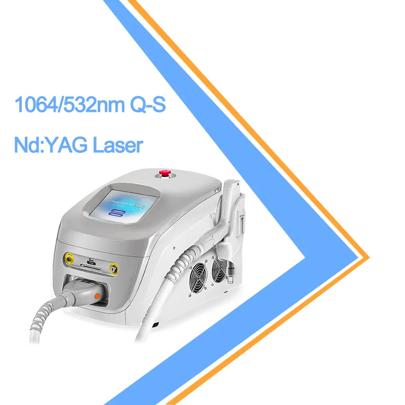 Cr ile QSwitch Nd YAG lazer dövme kaldırma makinesi: YAG kristal beyazlatma melazma çiller dövme lazer tedavi