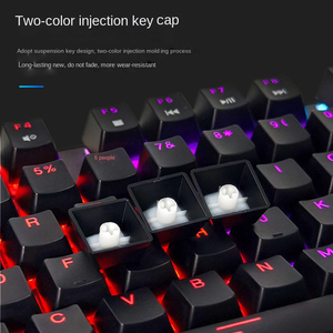 Logotipo personalizado 87-Key True Mechanical Blue Axis Interfaz USB Teclado para juegos de computadora multifuncional - Product Image 4