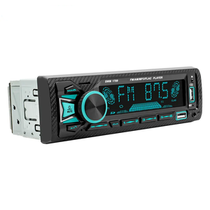 车载MP3播放器车载收音机1Din BT立体声车载收音机音频调频辅助输入接收器12V TF USB多媒体放射自显影播放器 - Product Image 2