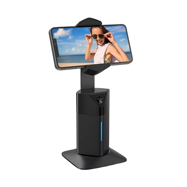 Support Mobile Phone Stand 360 Face Auto Tripod Stand Smart Tracking Phone Holder Cell Phone Objective Auto Tracking