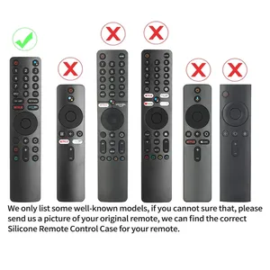 Силиконовый чехол для пульта дистанционного управления для XMRM-010 Smart TV, противоударный защитный чехол с ремешком - Product Image 2