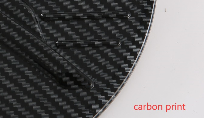 Impression carbone noir