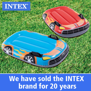 INTEX57167レーシング楽しいウォータースライドキッズサマーウォーターアミューズメントプレイスウォーターパークプレイセンターシングルレーストラッキングスイミングプール - Product Image 3