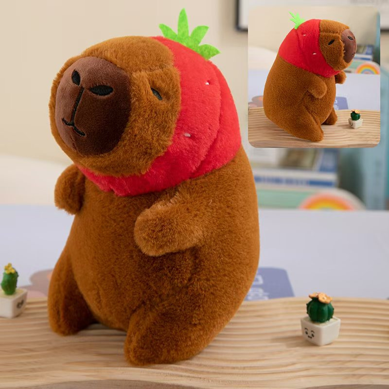 Capybara à tête de fraise