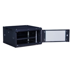 Nueva carcasa de estante profesional 6u puerta de vidrio pared gabinete de red solución de centro de datos estante de servidor de almacenamiento de datos - Product Image 3