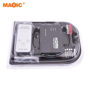 1080p 3 Port Hdmi Switch <strong>Splitter</strong> 3x1 3 <strong>Input</strong> <strong>1</strong> <strong>Output</strong> Hdmi <strong>Switcher</strong> for Home Theatre System Video Game Consoles