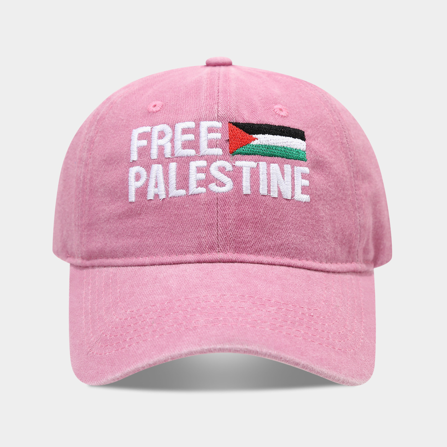 Bandera palestina rosa claro