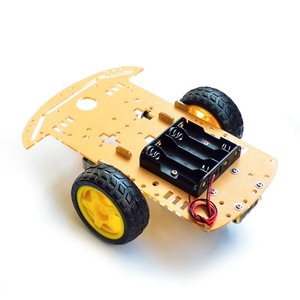 Großhandel DIY Motor Smart Robot Auto Chassis Kit Geschwindigkeit geber Batterie kasten 2WD Für Ardui - Product Image 1