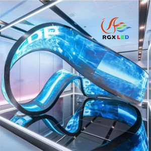 Kleiner Oled Touchscreen Transparente LED-Innen anzeige RGB P6 Innen-LED-Panel Innen P2 Flexible LED-Modul-Unterstützung Kunden spezifisch - Product Image 2