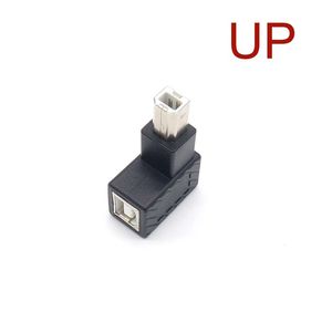 プリンタースキャナー用の90度角度USB2.0Bタイプオス-メス拡張アダプター - Product Image 3