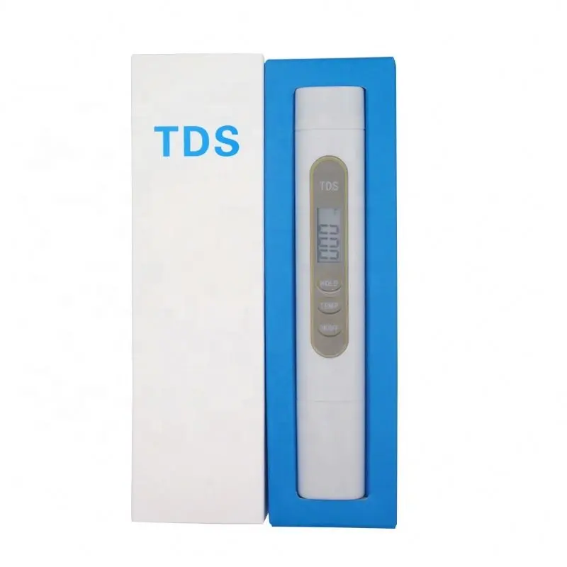 เครื่องวัด2ใน1TDS พร้อมหัววัดอุณหภูมิโลหะปากกา tds/temp ดิจิตอลแบบพกพาสำหรับการทดสอบคุณภาพน้ำราคาโรงงาน TDS