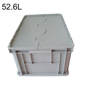 QS-bolsas de plástico apilables para uso Industrial, contenedor de plástico para transporte, cajas de almacenamiento logísticas, contenedor con bisagras - Product Image 5