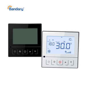 Touch LCD Modbus 0-10 В DC выходной термостат регулятор температуры, блок катушки вентилятора, термостат для 2 труб кондиционирования воздуха и HVAC - Product Image 5