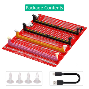 3 in 1 Combo für DDR3/4/5 RDIMM/UDIMM-Speicher tester für PC-Desktop-Computer DDR3/DDR4/DDR5-Speichertestkarte mit LED-Anzeigen