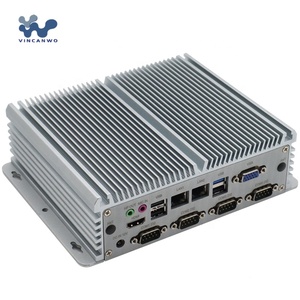 Vincanwo Nuc Nano Fanless Industrial Mini PC Panel táctil capacitivo todo en uno Computadora de escritorio Sistema operativo Linux integrado - Product Image 6