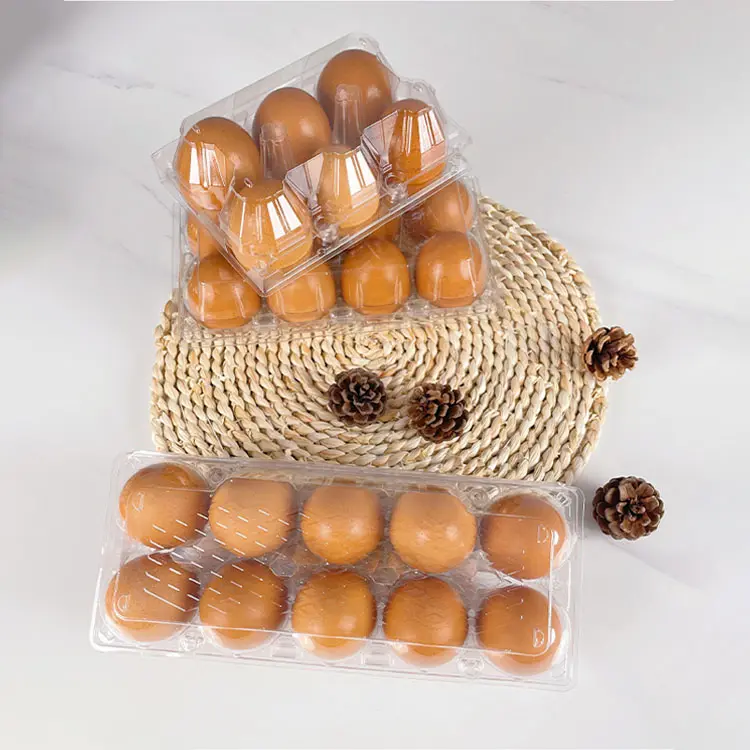 6 пластиковых коробок для яиц