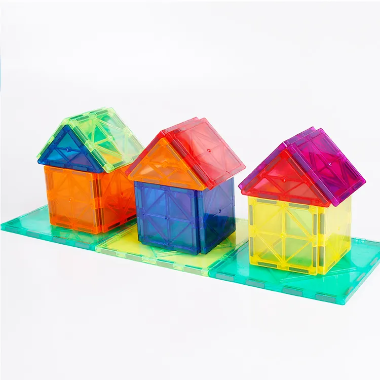 Jeu de construction magnétique éducation jouets magnétiques cubes de puzzle magnétiques 3D