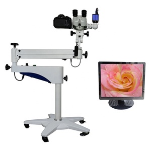 Microscópio funcionamento OPTO-EDU A43.1901-A 6x, lâmpada led binocular