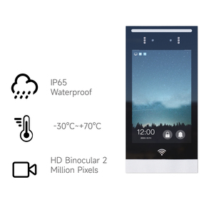 Sistema de videoportero inteligente de 8 pulgadas, intercomunicador inalámbrico de 2 vías, cámara HD de doble lente, Kit de hogar inteligente de 2M de píxeles para Android IPS Wifi - Product Image 3