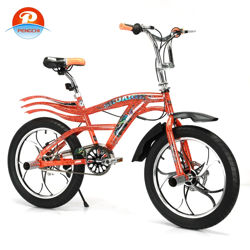 Bicicleta BMX con cuadro de mangosta original personalizado de 20 pulgadas PENGCHI con cuadro de acero de alto carbono 20 Bicicletas BMX baratas