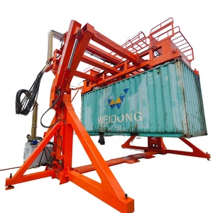Marca China 20 pies 20 'Sistema universal de inclinación de contenedores Carga/descarga rápida Volquete de acero/Aplicación de transporte de cargador