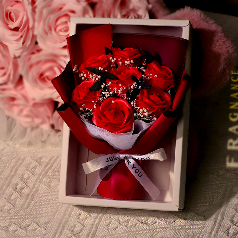 Red seven red roses