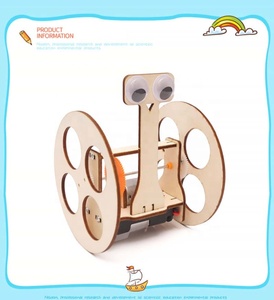 バランスカーロボット木製モデルビルディングブロックキットアセンブリおもちゃギフト子供大人用 - Product Image 4