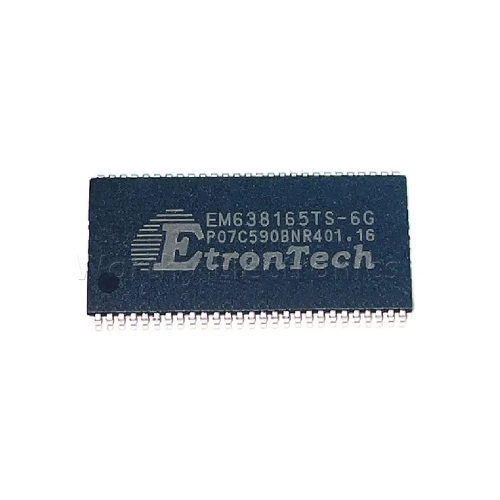 Integrateds цепи памяти микросхема SDRAM (синхронное динамическое ОЗУ 64 Мбит TSOP54 EM638165TS-6G EM638165TS-6IG
