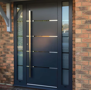 Main Entry Modern Design Luxury Front Entry Metal Steel Security <strong>Doors</strong> in Nigeria Home Security <strong>Door</strong> Lock Smart Lock - Product Image 1