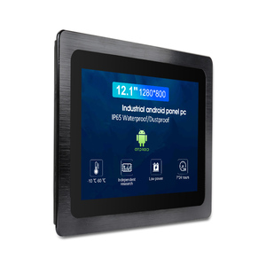 12.1'' <strong>Android</strong> <strong>Linux</strong> Industrial <strong>Touch</strong> Monitor IP65 Open Frame Capacitive <strong>Touch</strong> <strong>Screen</strong> Monitor With Bezel 3mm - Product Image 1
