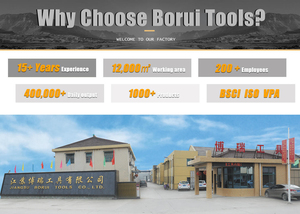 SUBORUI Set mata bor untuk dinding beton, Set mata bor palu Bohrer Plus pisau pahat bentuk U, pahat datar isi 4 buah - Product Image 6