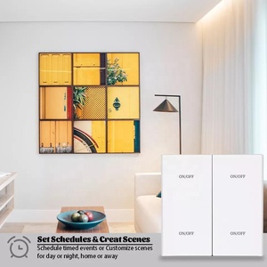 Tuya akıllı cam Panel düğmesi duvar ışık anahtarı ev otel için Zigbee akıllı zamanlayıcı anahtarı akıllı yaşam App ile çalışmak - Product Image 5